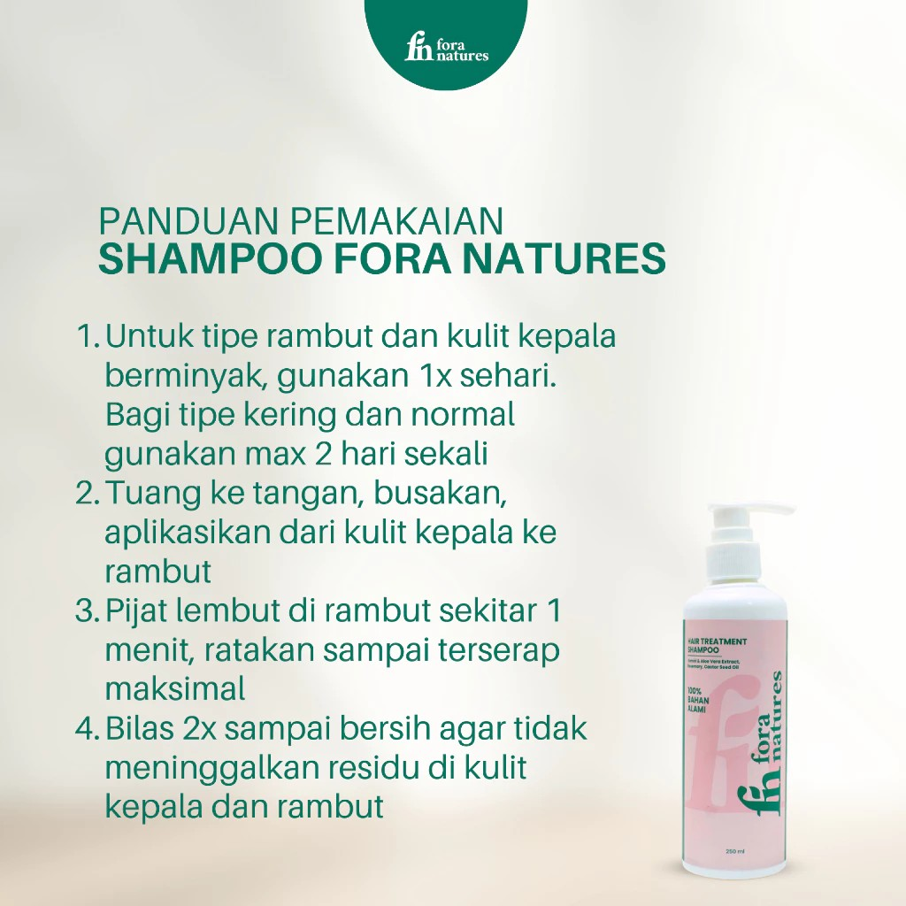 Hadikusumo Bros Coy Fora Natures Hair Treatment Shampoo