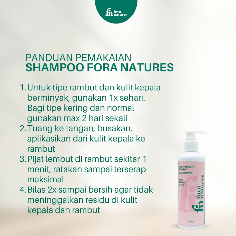 Fora Natures Hair Treatment Shampoo 3