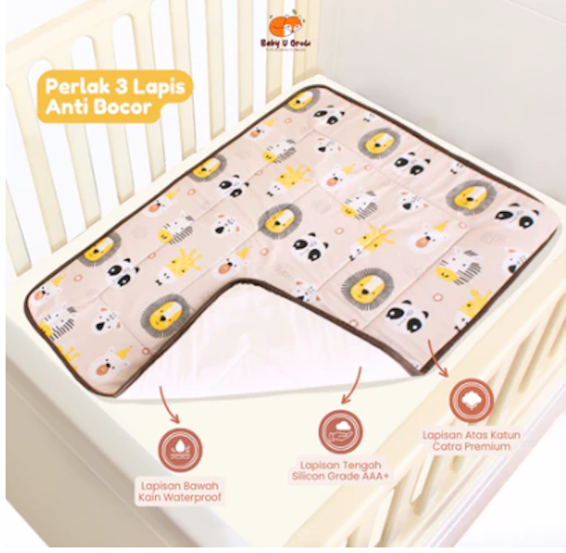 BABY U GROW Perlak Waterproof Katun Catra 5