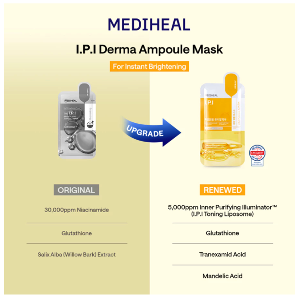 L&P Cosmetic Mediheal I.P.I Derma Ampoule Mask