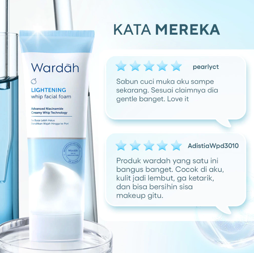 Paragon Technology and Innovation Wardah Lightening Whip Facial Foam