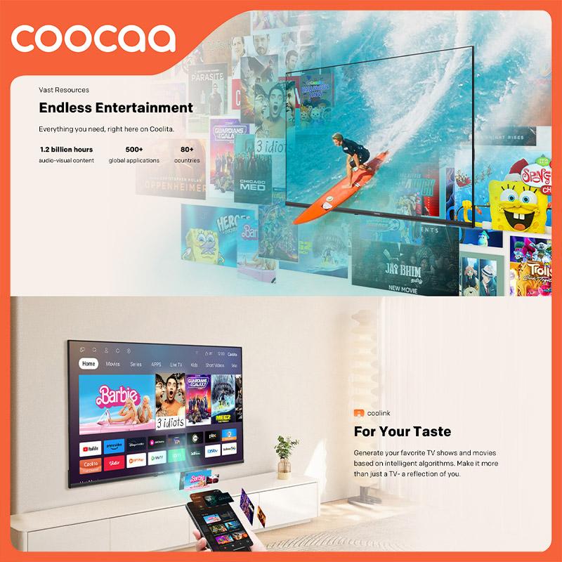 Skyworth Coocaa 2K LED Smart TV 40S3U Plus