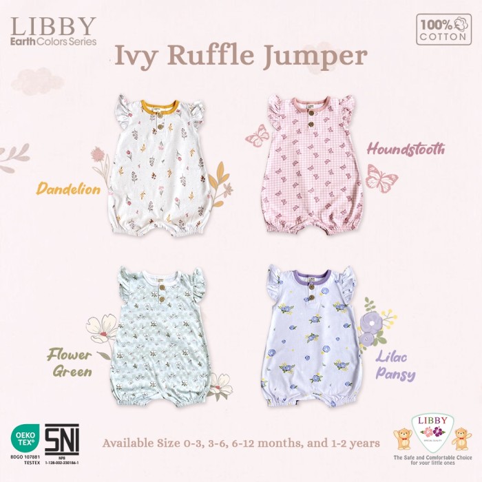 CV Alpinika Unggul Libby Jumper Bayi Perempuan Ruffle Motif Ivy