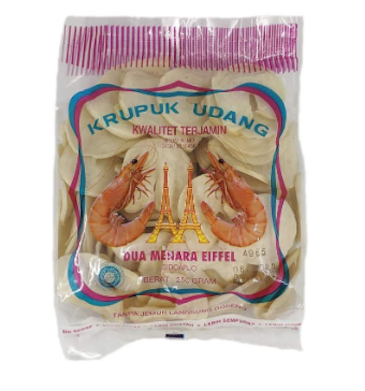 Dua Menara Eiffel Krupuk Udang 250 g 1