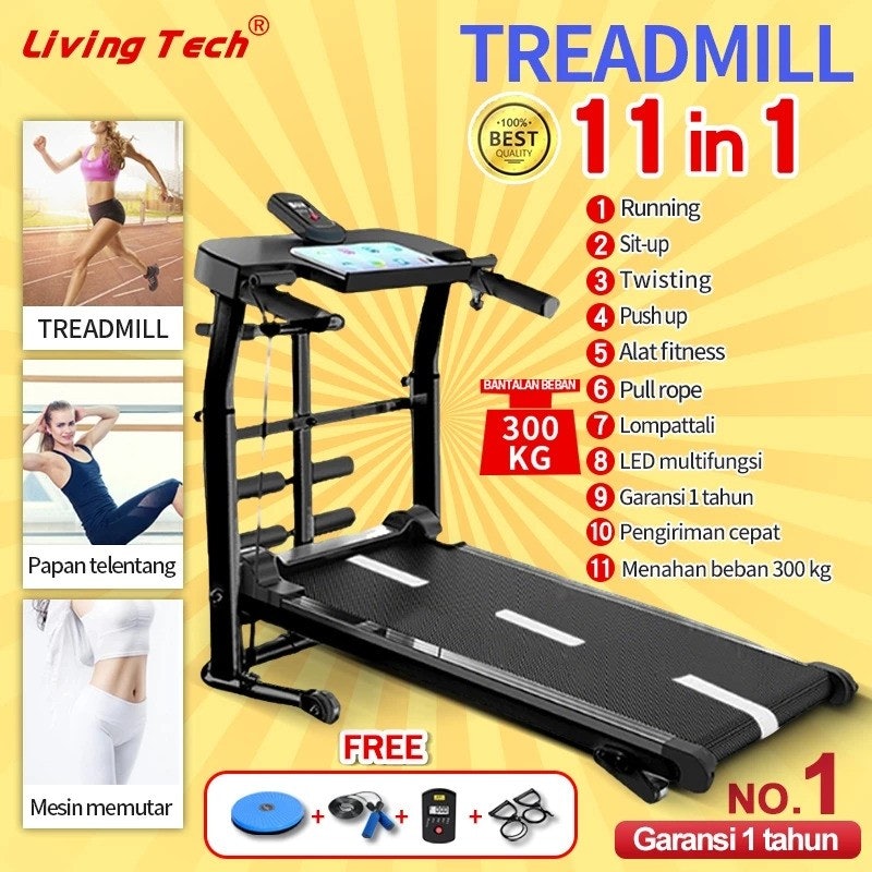 LivingTech Treadmill Manual Mode Dasar 3