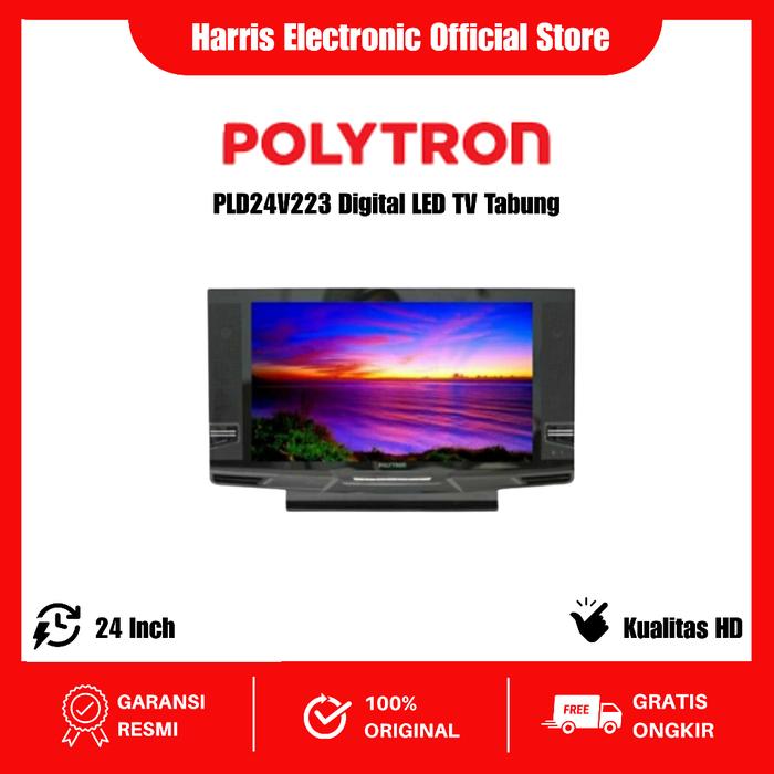 Hartono Istana Teknologi Polytron TV Digital 24 Inch  PLD 24V223