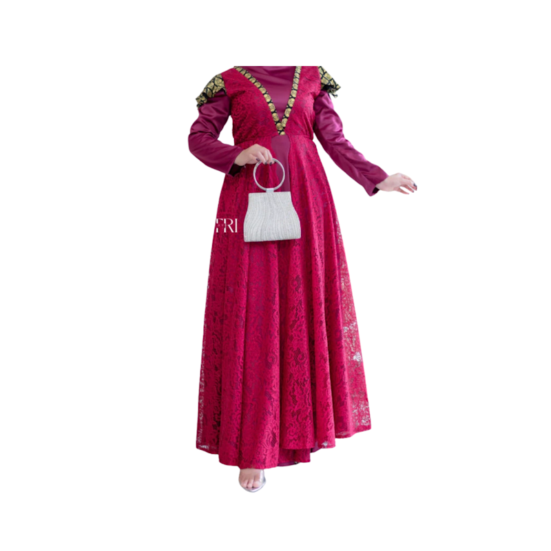 Tiga Putri Gamis Raya Batik Brokat 1
