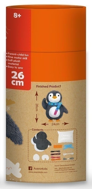 Avenir Sewing Doll Penguin CH1626 
