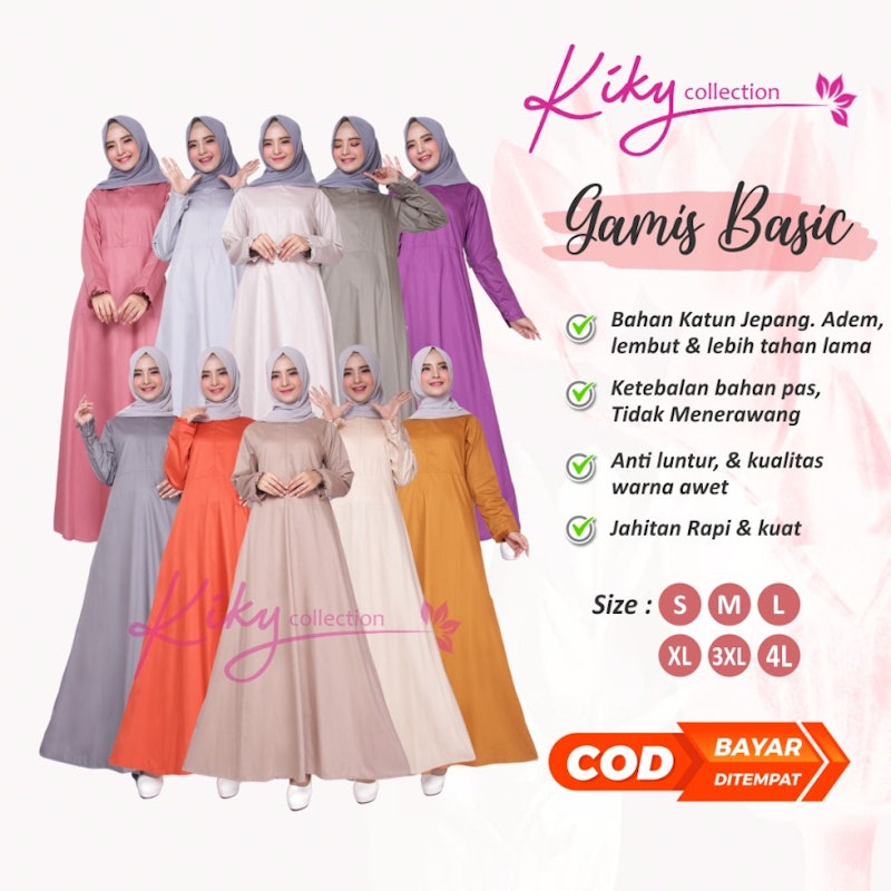 Gamis Basic Polos 2