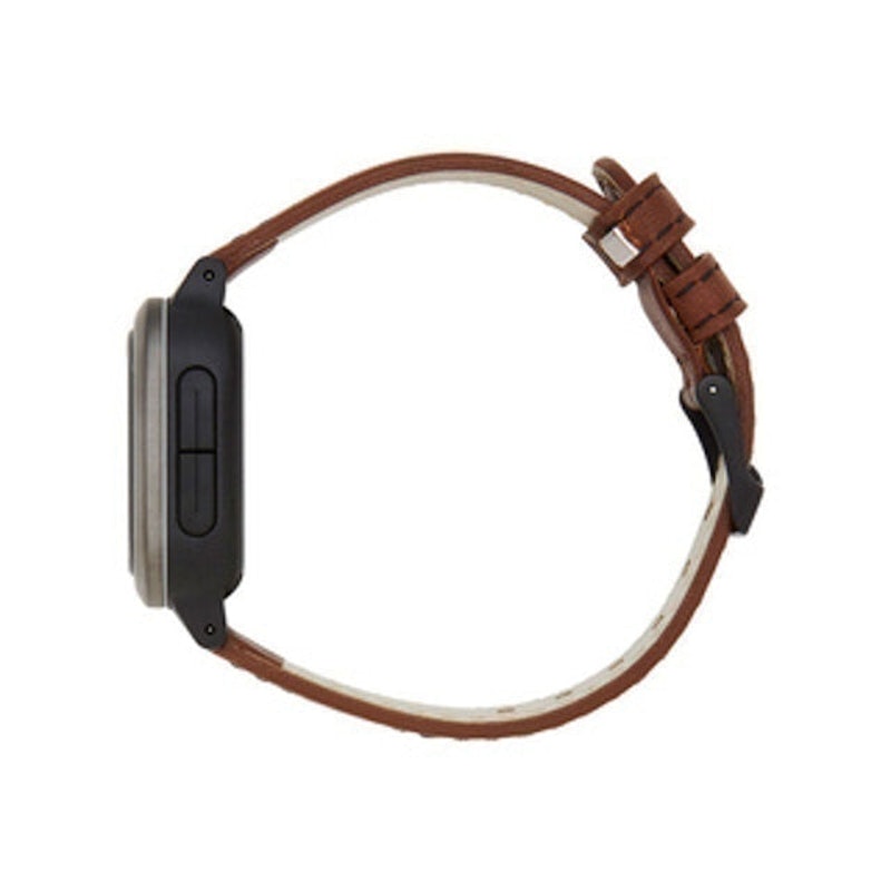 Next Tide Gunmetal Leather Watch 3