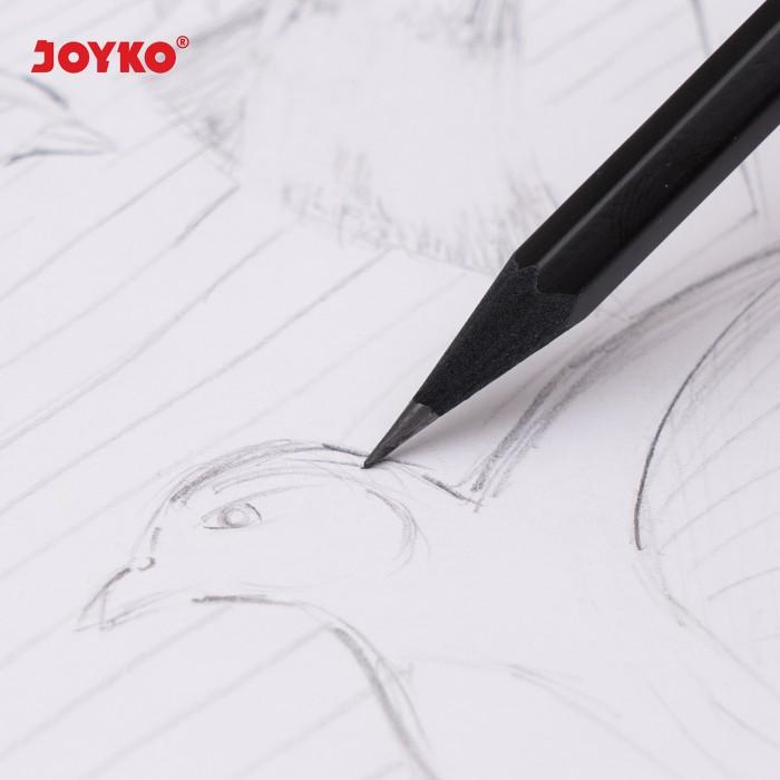 JOYKO Pensil Black Wood 2B P-8136