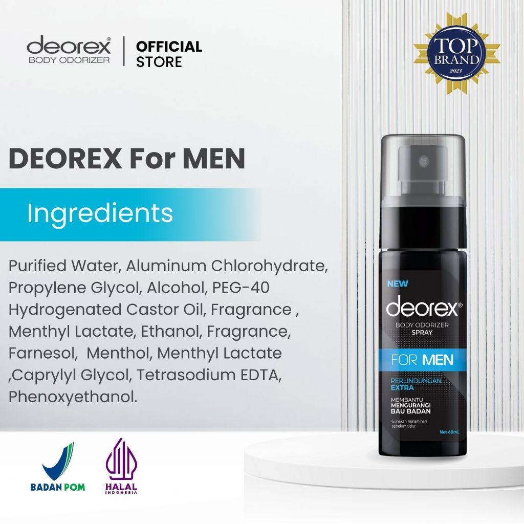 Modiva International Deorex Body Odorizer Spray For Men