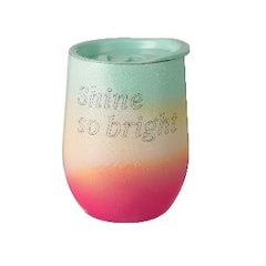 Tumbler 12 Oz SS Shine So Bright Gradient Rainbow (Summer02'23)