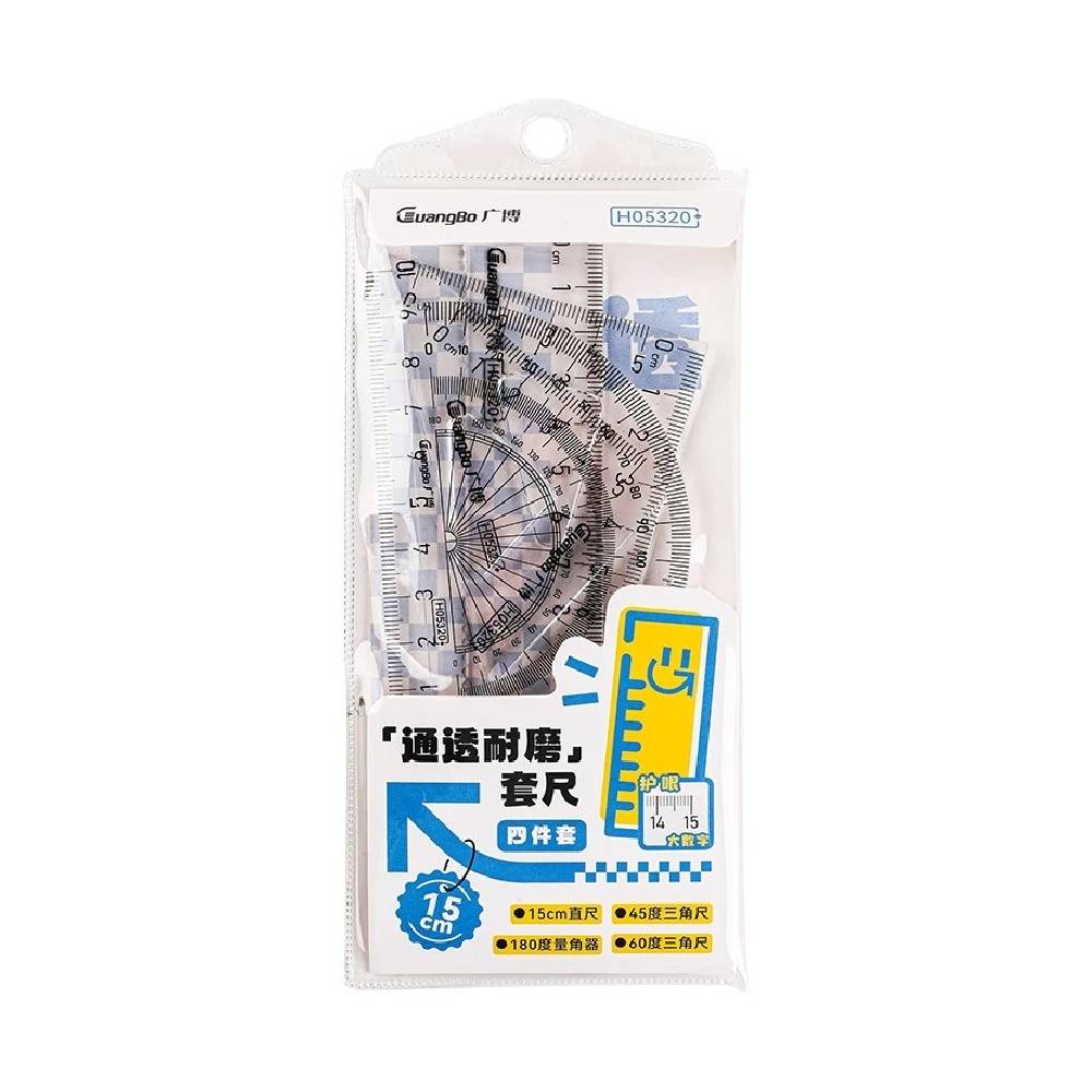 GuangBo Ruler Set 15 cm 1