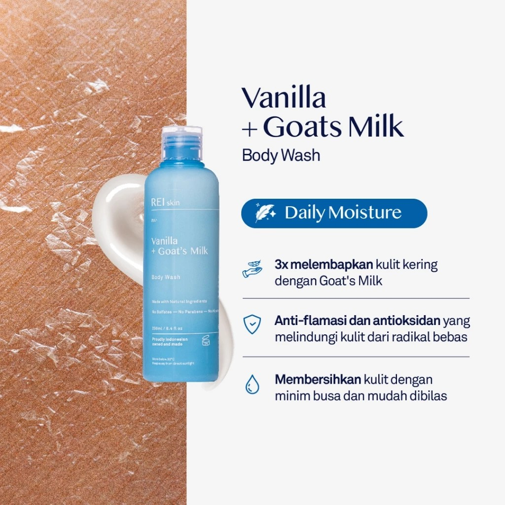 REI Skin REI Skin Vanilla + Goat's Milk Body Wash 