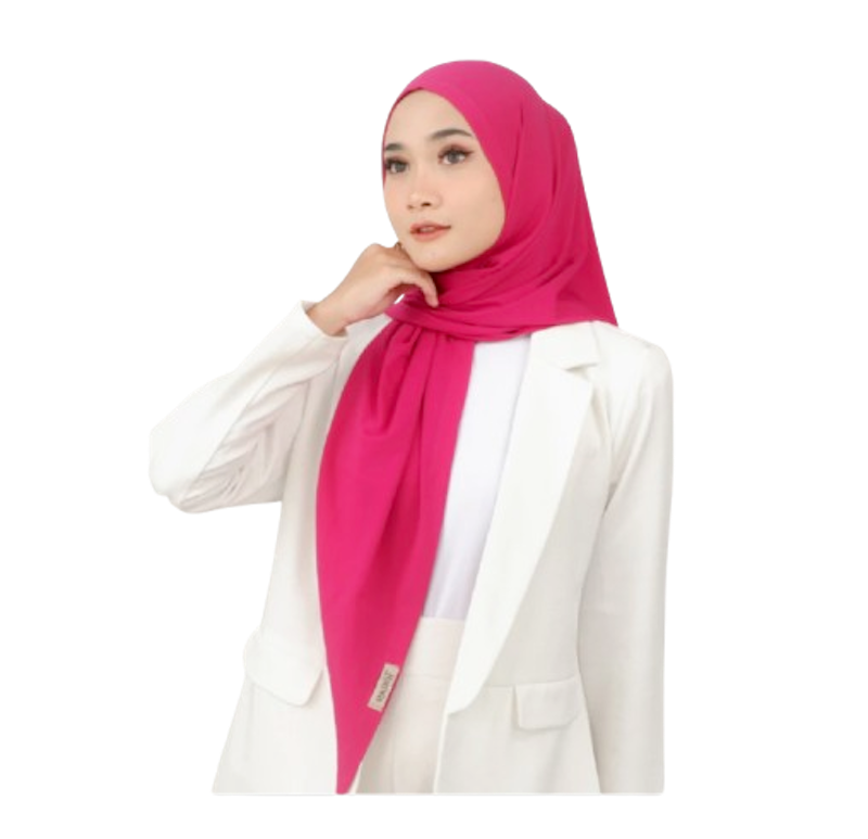 Hauwa Hijab Segitiga Instan Oval Jersey 1