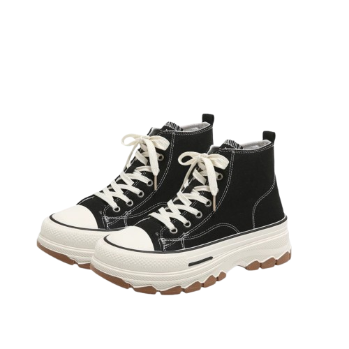 10 Rekomendasi Sepatu Hitam Putih Terbaik  5