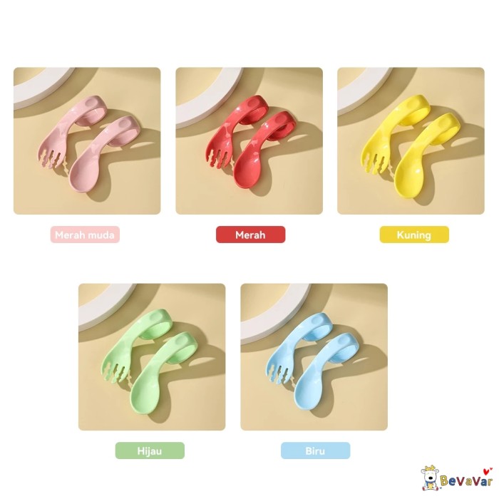  Bevavar Set Training Spoon And Fork