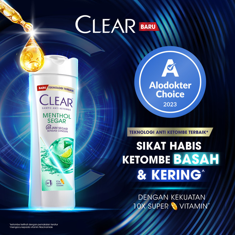 Unilever  Sampo CLEAR Menthol Segar