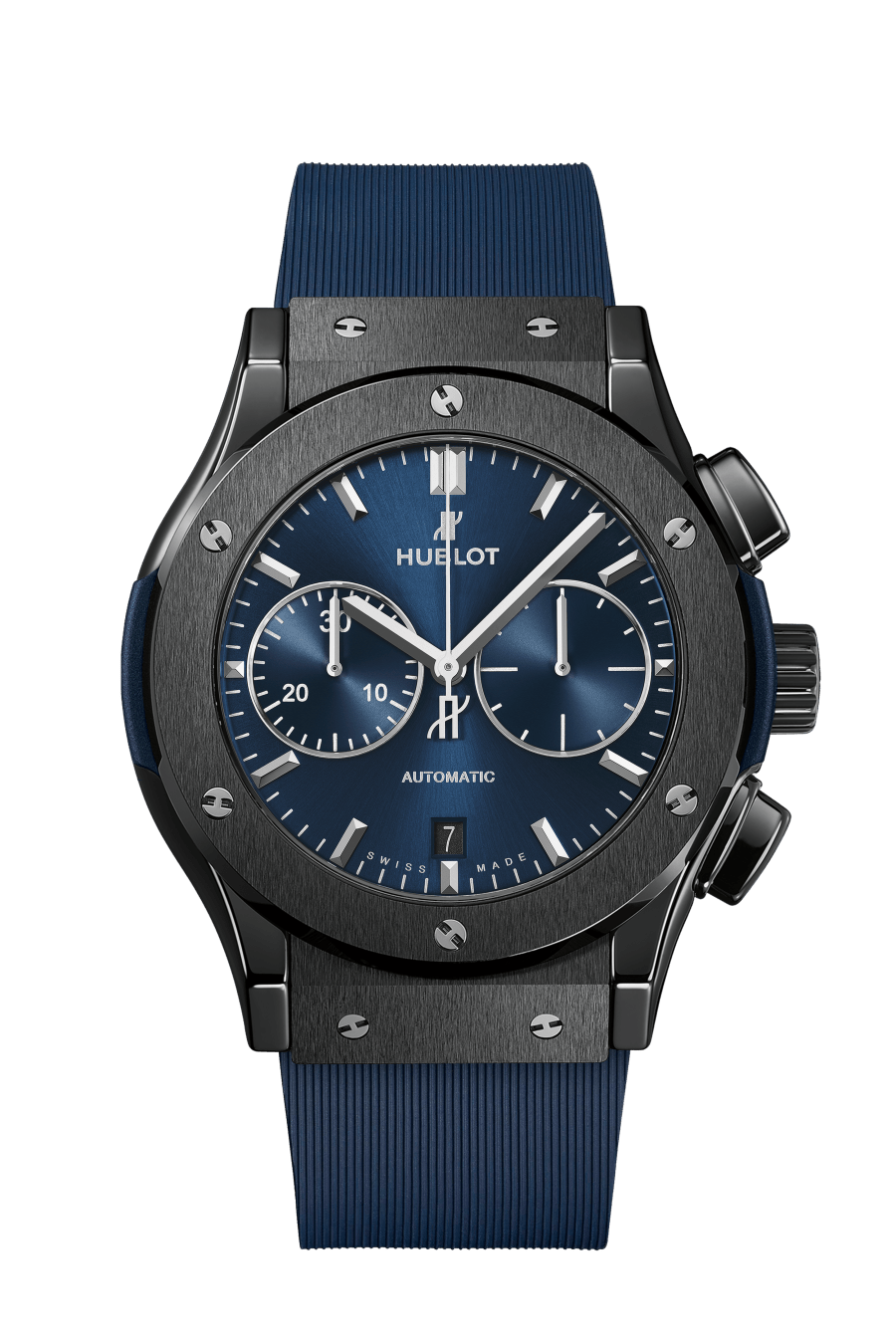 Classic Fusion Ceramic Blue Chronograph  1