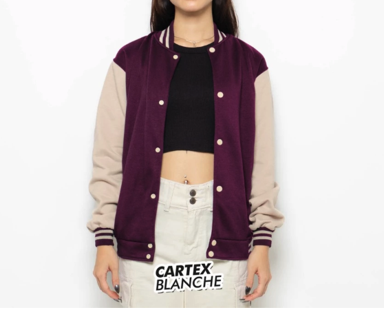  CARTEXBLANCHE Jaket Varsity Baseball Polos