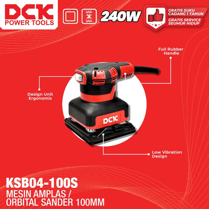 DCK Power tools Indonesia DCK Orbital Sander 110 mm KSB04-100S