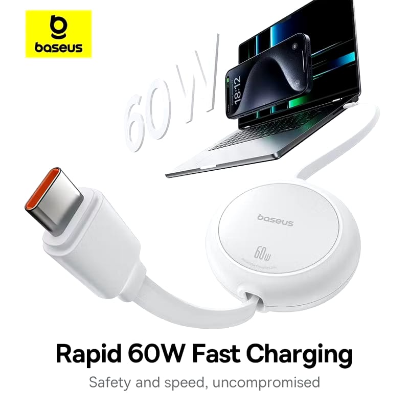 Shenzhen Times Innovation Technology Baseus Cable Type-C to Type-C 60W Fast Charging Free2Pull Mini