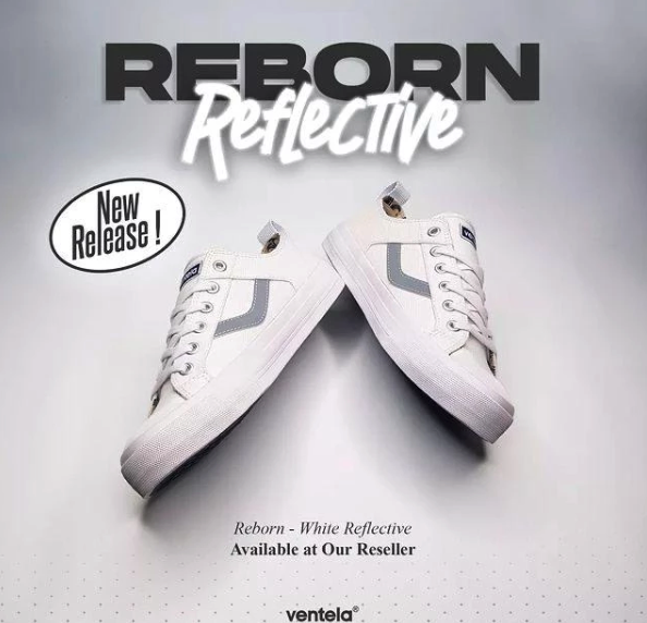 Sinar Runnerindo Ventela Reborn Low Reflective White