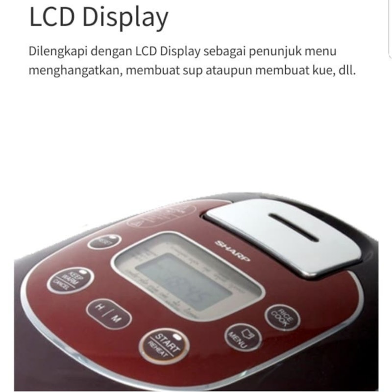 1,8 Liter Digital Rice Cooker 4