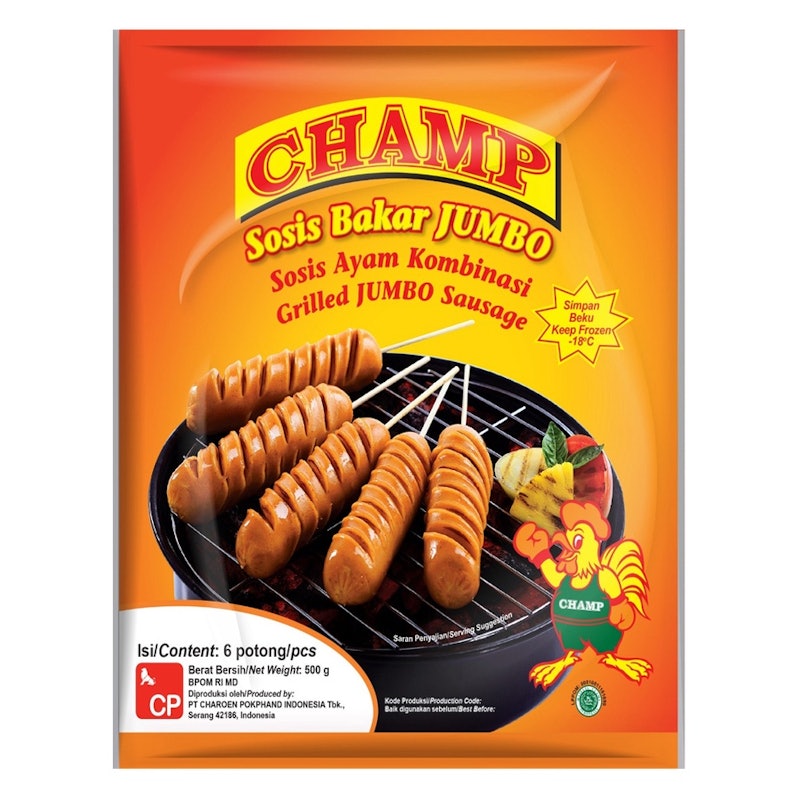 Champ Sosis Bakar Jumbo (Sosis Ayam Kombinasi) 1