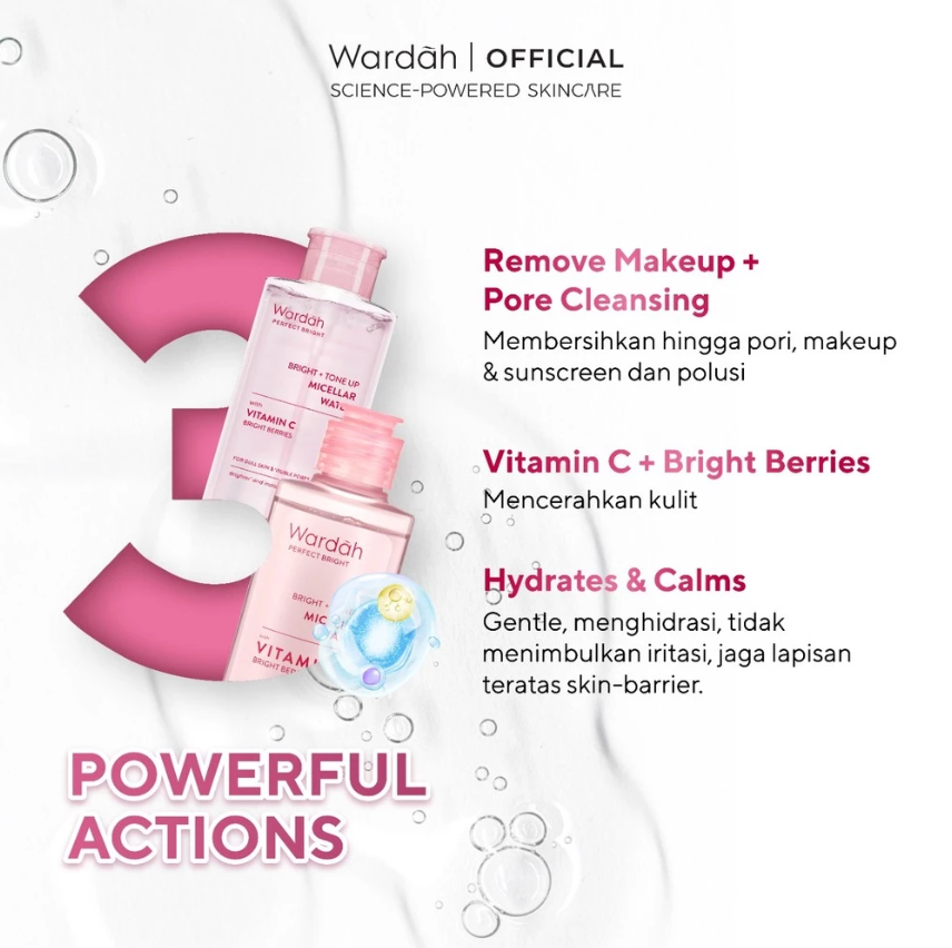 Paragon Technology and Innovation Wardah PERFECT BRIGHT Bright+Tone Up Micellar Water