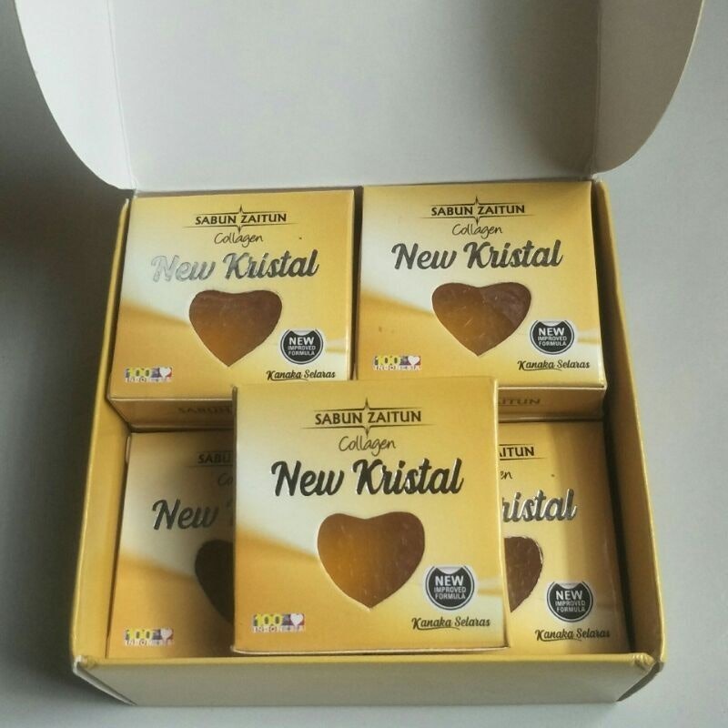 New Kristal Sabun Zaitun Collagen 3