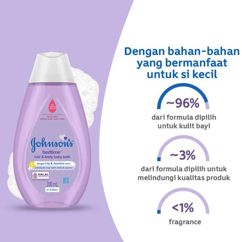 Johnson's Baby Bedtime Hair & Body Baby Bath