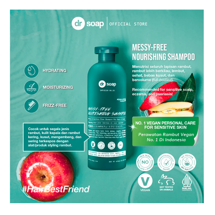 Drsoap Global Indonesia dr soap Messy-free Nourishing Shampoo Infusion 