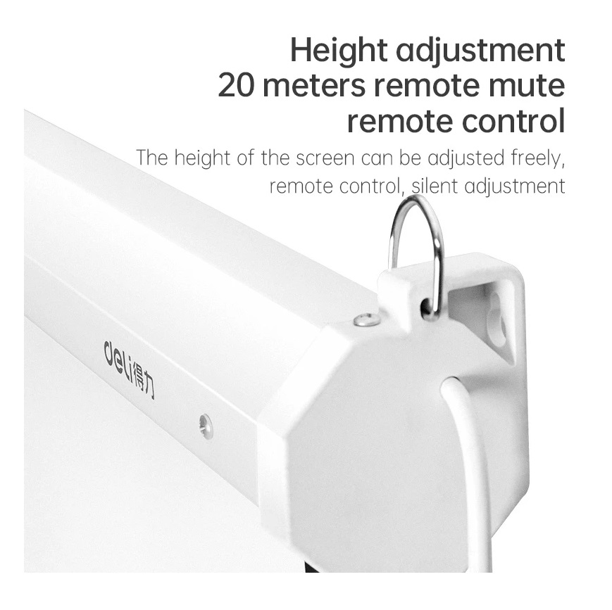 Deli Automatic Screen Projector 100 inch 3