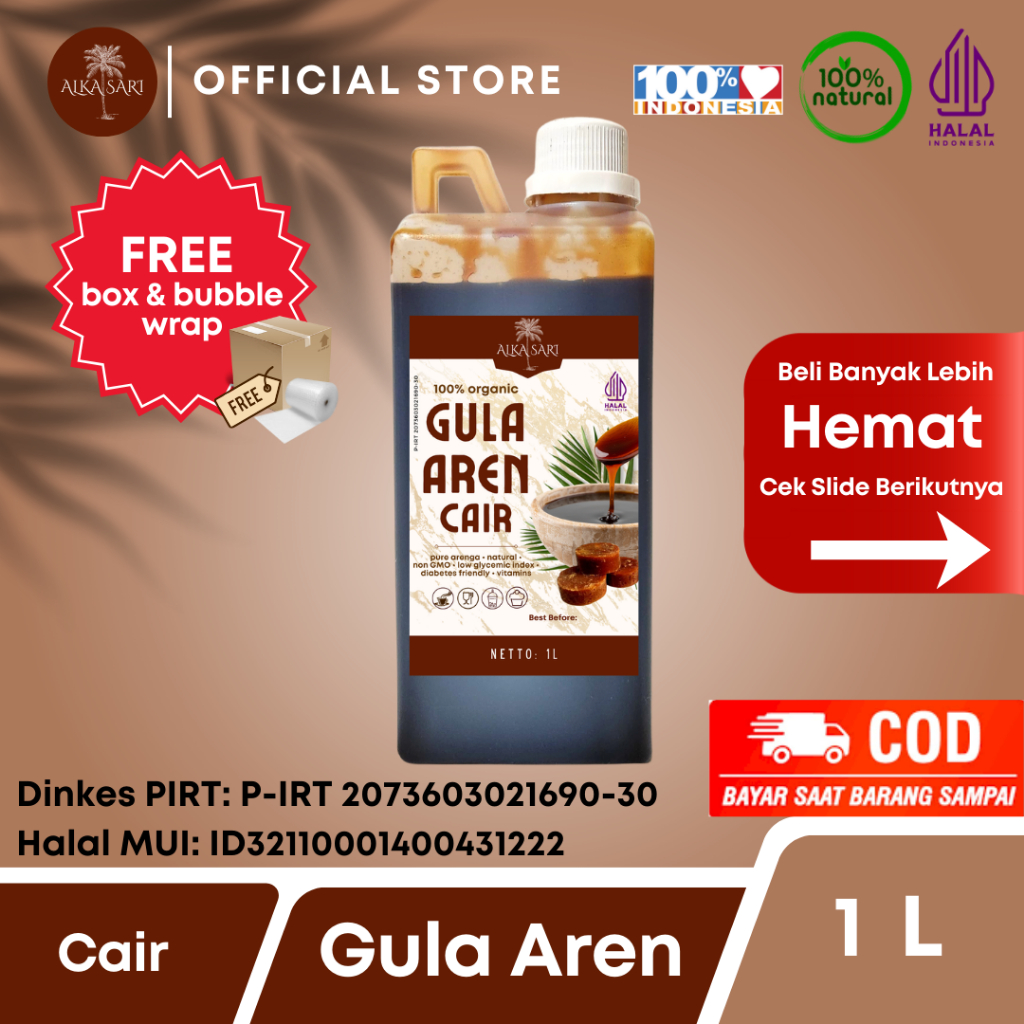  Alka Sari Gula Aren Cair
