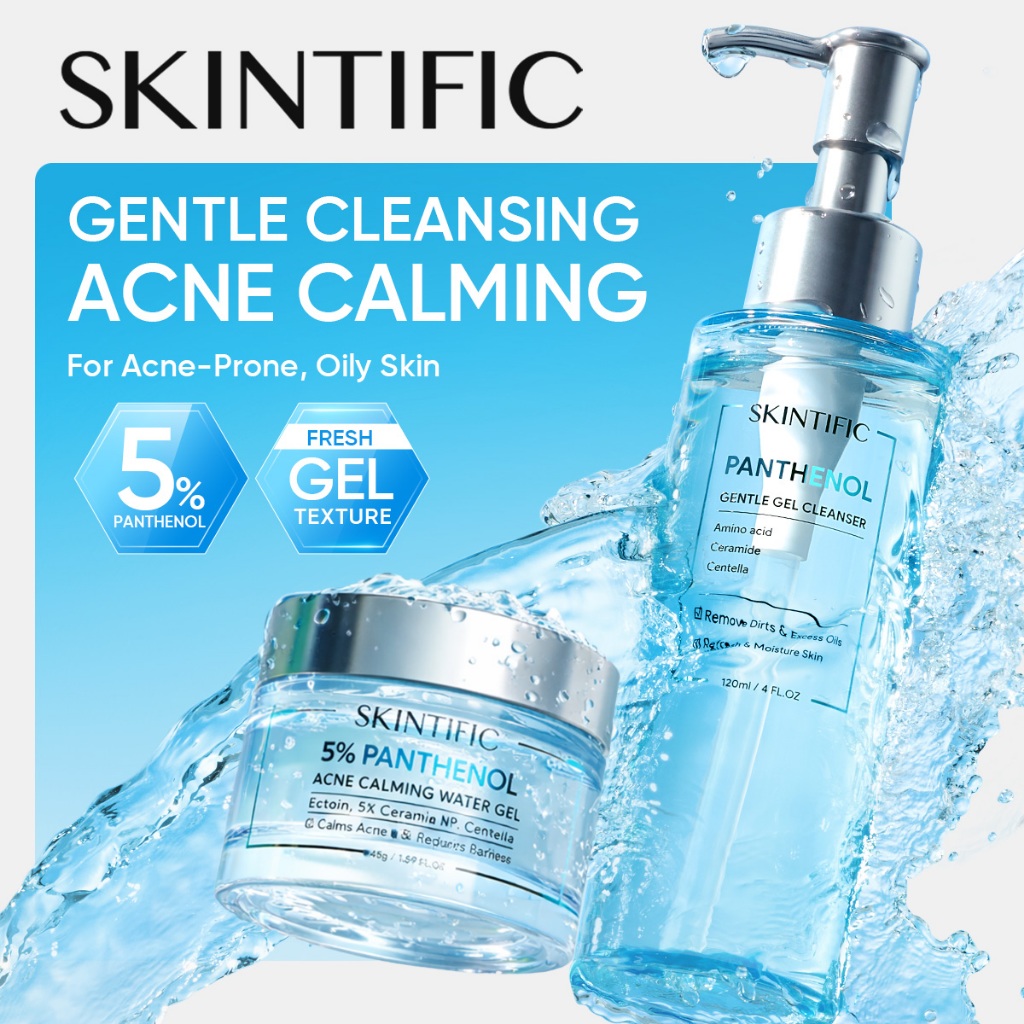 SKINTIFIC Cosmetics SKINTIFIC 2PCS 2X Panthenol Combo Gentle Gel Set A