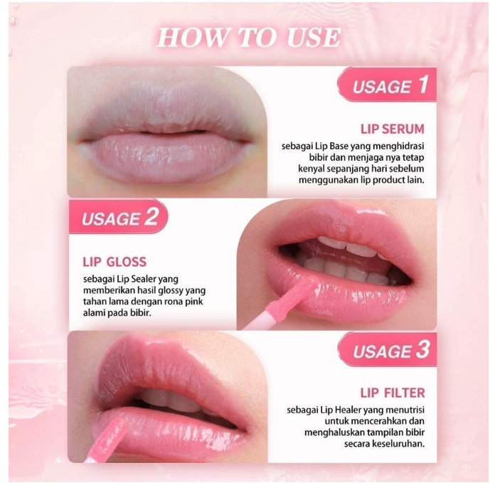 HEBE Beauty Style Barenbliss Ceramoist Glow Lip Serum 