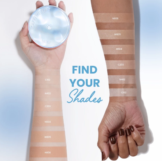 HEBE Beauty Style Y.O.U Caffeine Lift V-Boost Serum Cushion C203 Pink Sand 