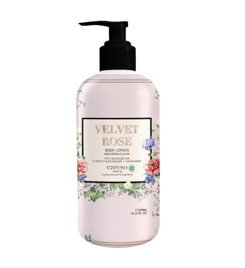Careso Velvet Rose Body Lotion Brightening Elixir
