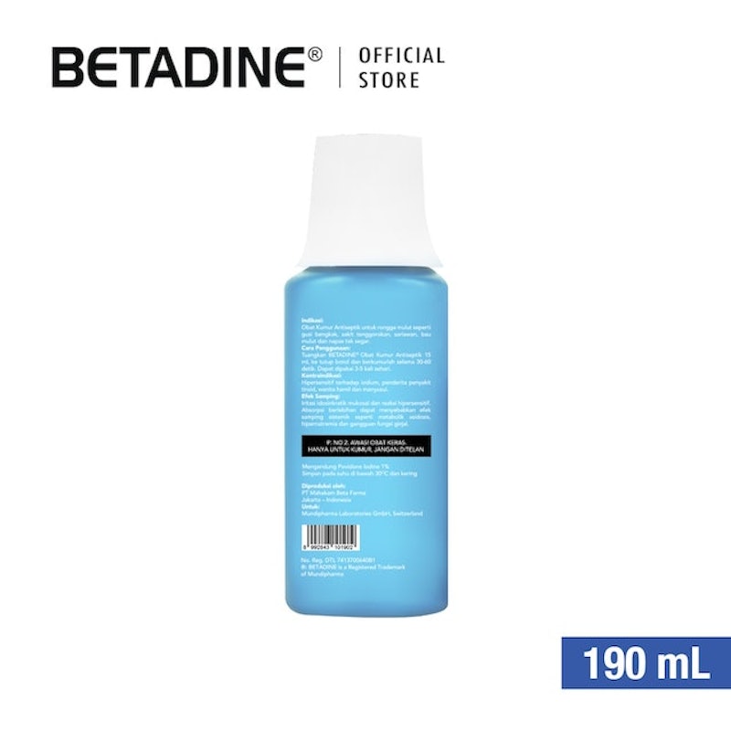 BETADINE® Mouthwash & Gargle 2