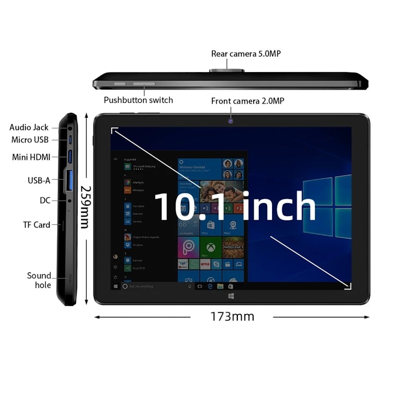 Nextfun 10.1" Laptop Touch Screen 5