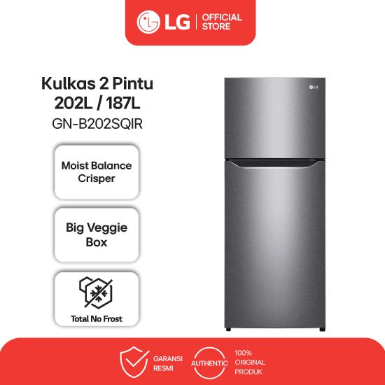 LG Electronics LG Kulkas 2 Pintu  GN-B202SQIR