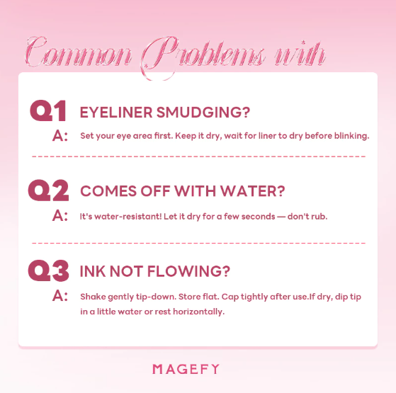 MAGEFY Waterproof Liquid Eyeliner Brown 3