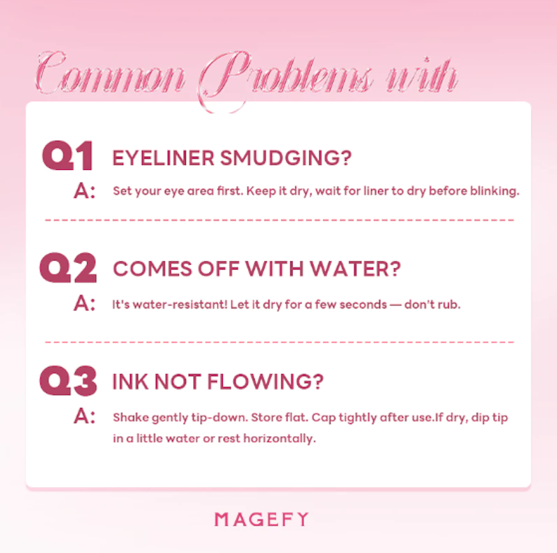 MAGEFY Waterproof Liquid Eyeliner Brown 3