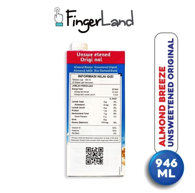 Blue Diamond Growers Almond Breeze Almond Milk Unsweetened Original