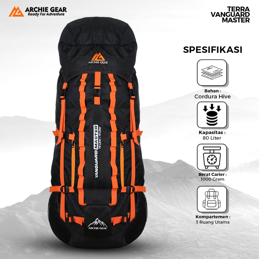  Archie Gear Terra Vanguard Master Carier 80L Series