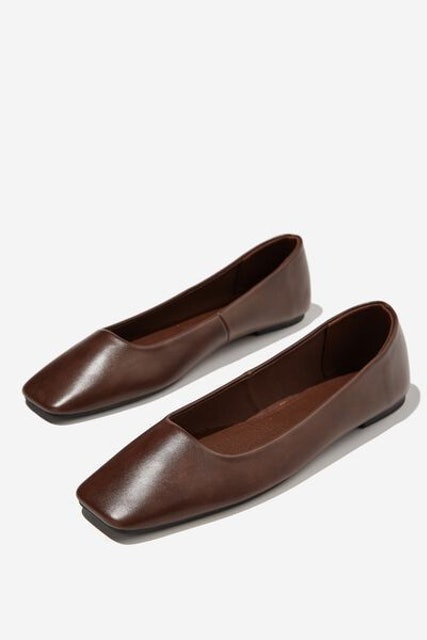 Cotton On Rubi Square Toe Ballet