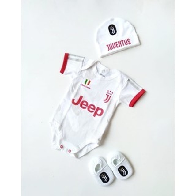  Set 3 in 1 Jumper Bola Bayi Juventus 