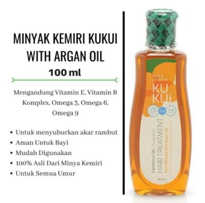 KUKUi Candlenut Oil Hair Treatment